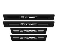 EAGLEG Fibra di Carbonio Battitacco per Auto Sticker per Ki-A Stonic Sorento Morning K5 K7 Rio SPORTAGE Soul,4 Pezzi Esterno Battitacco Protezione Plates Anti-Graffio Scuff Adesivi Accessori,Stonic