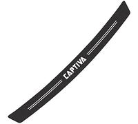 EAGLEG Protezione paraurti Posteriore Auto, per Chev-rolet Captiva, Piastra del Bagagliaio Anti-Graffio Fibra Carbonio Adesivo,Tronco Piastra Protector Adesivi,Black