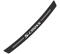 EAGLEG Protezione Paraurti Posteriore Auto per Suz-uki Swift Vitara Baleno SX4, Striscia per Bagagliaio in Fibra Carbonio AntiGraffio Adesivi Decorativi Accessori, S~Cross