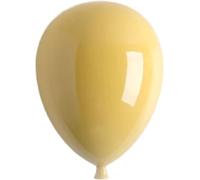 Eagleize Palloncini decorativi da parete, in ceramica, da appendere alla parete, per la stanza dei bambini, decorazioni per pareti, palloncini per soggiorno, 10,2 x 15,2 x 20,3 cm (giallo)