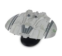 Eaglemoss Collections Raccolta di astronavi Battlestar Galactica Starships Collection Nº 9 Classic Cylon Raider (25 CMS) in Vetroresina Argento o Grigio
