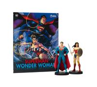 Eaglemoss DC COMICS Superman E Wonder Woman Più Libri Di Collezionabili E Figure