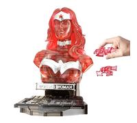 Eaglemoss DC Wonder Woman Puzzle 3D Da 72 Pezzi | Colore Cristallo