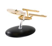 Eaglemoss Star Trek Navicella Riproduzione Placcato Oro Tos Ncc 1701 Enterprise