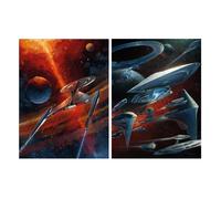 Eaglemoss Star Trek Picard Universe Stampa Giclee 2-Pack