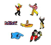 Eaglemoss The Beatles Spilla A Forma Di Sottomarino Giallo Set Di Scatole