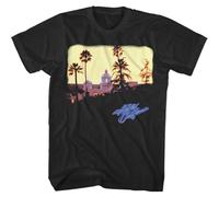 Eagles 'Hotel California' (Nero) T-Shirt - NUOVO E UFFICIALE