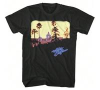 Eagles | Official Band T-Shirt | Hotel California - 24-Hour Fast Shipping! The Eagles are a US based rock band who gained international fame and success with their harmonious sound, polished songwriti