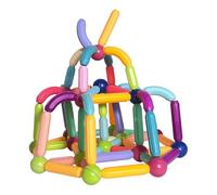 EagleWiz - Set di mattoncini magnetici educativi 3D per bambini, giocattolo educativo per bambini, 42 pezzi