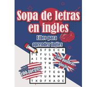 Eaha Editions Sopa de letras en ingles - Libro para aprender ingles (Tascabile)