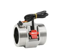 EAHWCXSD DN20 DN30 G1 G1/2 G1/4 G3/4 1 Pollice Filettatura Esterna 304 Acciaio Inossidabile turbina flussometro sensore di Flusso d'Acqua a impulsi(50mm G1-2)