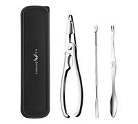 EAJORN Acciaio inossidabile Crostacei Aragosta Cracker Frutti di mare Gadget Clip Ago Picks Nut Set Accessori per chen