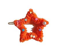 EAJORN Molla Peluche Stella Laterale Forcina per Donna Carino Stile Dolce Fascino Clip Dei Capelli Estetica Accessori Per Capelli