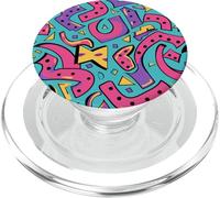 Eal Retro 80s 90s forme giocose Mix Pattern PopSockets PopGrip per MagSafe