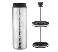 EALRIDV Thermobecher, doppelwandige Titan Isolierung, robustes camping kochgeschirr camping tasse, für Outdoor Camping, Wandern Reiseenthusiasten (Ice Flower)