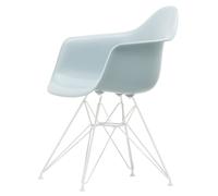 Eames Plastic RE DAR Sedia da Pranzo Grigio Ghiaccio/Bianco