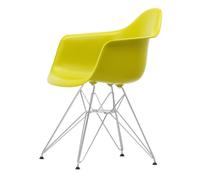 Eames Plastic RE DAR Sedia da Pranzo Senape/ Cromo