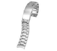 EAMOM Cinghia di orologio in acciaio inossidabile inossidabile da 20 mm 316 litri per omega New Seamaster 300 Speedmaster Planet Ocean Watch Band Bracciale(3 plant Silver,18mm)