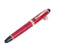 EAMOM Classics - Penna stilografica con corpo spesso 1,0 mm, pennino curvo, in metallo, inchiostro di lusso, regalo per scrittura (centinaio di erba)