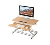 EAmrfvqt Convertitore da scrivania in legno con vassoio for tastiera