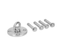 EAmrfvqt Ganci per amaca, Staffa da soffitto for amaca in acciaio inossidabile 304, supporto parete, grigio, palestra, yoga
