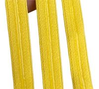 EAmrfvqt Nastro Elastico in Silicone, Nastro Elastico in Silicone Antiscivolo 10 mm Multicolore 2/5/10 Iarde Accessorio for Cucire(Yellow,10mm 10yards)