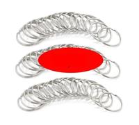 EAmrfvqt Stainless Steel Open Double Jump Rings