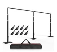 EAMRT Nero Supporto Fondale Fotografico Robust 3x6m,Grande Arco Matrimonio