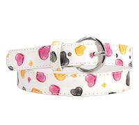 EANAGO Cintura >BAMBINO FELICE< per bambina - cintura moderna con cuori coloratie per ragazze da circa 6-15 anni - cintura ragazza cintura bambino