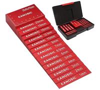 EANOSIC Set di 15 barre di regolazione metriche in alluminio di precisione, per router e seghe da tavolo, set di barre per la lavorazione del legno, barre includono marcature di dimensioni incise al