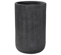 EANTIO Vaso per piante 30 cm Ceramica Nero