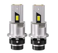 Eapoiuyr Compatibile Con Lampadina A LED For Auto D2S D4S D2R D4R LED Ad Alta Potenza For Auto 1700 W Plug And Play 9570 CSP Chip Turbo Light 6000 K(D2S D2R)