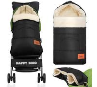 EAQ Sacco Passeggino Invernale con i Guanti,Coprigambe Passeggino Universale,Lavabile Caldo Foderato in Pile,Sacco Passeggino Universale Doppia Cerniera, Lavabile in Lavatrice