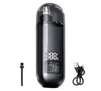 Ear and Nose Trimmer, Electric Nose Hair Clippers with Digital Display, Cordless ricaricabile Grooming Tool, Ideal for Men, Women, Precise Cutting, Trimming Kit, Arancione/Nero/Blu