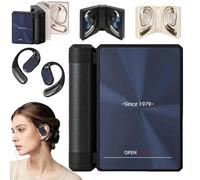 Ear Buds - Headphones Bluetooth with Dual-Fold Design, 2026 New Dual Fold Bt Earbuds, Noise Isolation, Wireless Bluetooth 6.0, IPX5 Waterproof & Sweatproof, Noise Isolation for Running (Black)