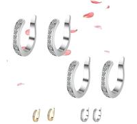 Ear Clip, Pierceless Ear Cuff, Thin Chunky Ear Cuffs Non Piercing for Women (2Pcs-A)