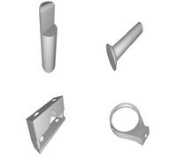 Ear Cup Parts Kit for Razer Nari Ultimate Headset - Complete Replacement Set