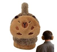 Ear Muffs for Winter Women, Cartoon Capybara Plush Wrap, Cartoon Capybara Soft Warm Earmuffs, for Commuting, Outdoor, Winter Sports, Fall, Skiing, Ice Skating, Lady, Youth