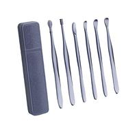 Ear Pick, 6X Portable Wax Remover, Curette Ear Wax Removal, Painless Scoop Set, Efficient Cleaning, Compact Picking Kit with Storage Box, Home and Travel Use