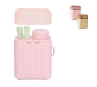 Ear Piercing Cleaning Kit, EAr Hole Ears Care Kit,Earrings Hole Cleaner, Disposable AftercaRe Cleaner, With 240pcs EaR Piercing Hole Cleaner Floss & 10ml Cleanings Solution for Women Men (Rose)