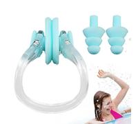 Ear Plugs For Swimming - Swimming Nose Clip Waterproof Silicone Swim