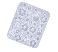 Ear Rings Epoxy Mould Tools/Flower Shaped Earrings Mold Handmade Ear Pendant Silicone Molds for Craft Enthusiasts Studio Jewelry Creation Mold