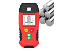 ear Stud Finder, Wall Stud Finder Rilevatore LCD multifunzionale ad alta | Il Digital AC Wire Pipe Scan Tool per gesso magnetico Travi di filo AC Immagine Installazione di fili Rosso