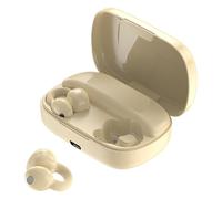 Earbuds - Headphones | Sports Earphones | Wireless Earbuds with Charging Case | Open Ear Clip Earphones with Bone Conduction | Sweatproof Conduction Headset for Running Walking Working Out Dancing Cyc