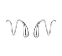 Earfor Girl Creative Water Drop Cordering Earfor Engagement Fashion Piegamento dei rubinetti per le orecchie