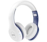 EarFun K2 Cuffie Bluetooth Bambini, Cuffie Wireless e Cablato, Limitatore Volume Sicuro 85/94 dB, 40 Ore Autonomia, Over-Ear Pieghevoli e Regolabili per Scuola/Tablet/Viaggio, Bluetooth 5.4, Bianco