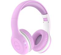 EarFun K2 Cuffie Bluetooth Bambini, Cuffie Wireless Over-Ear, Viola | Limitatore di Volume 85/94 dB, 40 Ore di Autonomia, Pieghevoli e Regolabili per Scuola/Tablet/Viaggio, Bluetooth 5.4
