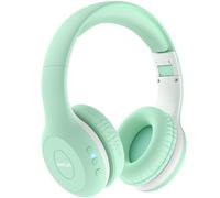 EarFun K2 Cuffie Bluetooth per Bambini con Microfono, Volume Limitato 85/94dB, Suono Hi-Fi Stereo, 40 Ore, Pieghevoli e Regolabili, Over-Ear per Tablet/Telefono/iPad/PC/Scuola/Viaggio, Verde