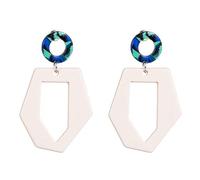 Earings Jewelry Geometric Sacetate Plate Women Earrings
