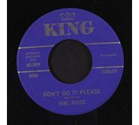 EARL BOSTIC - don't do it please 45 rpm single
